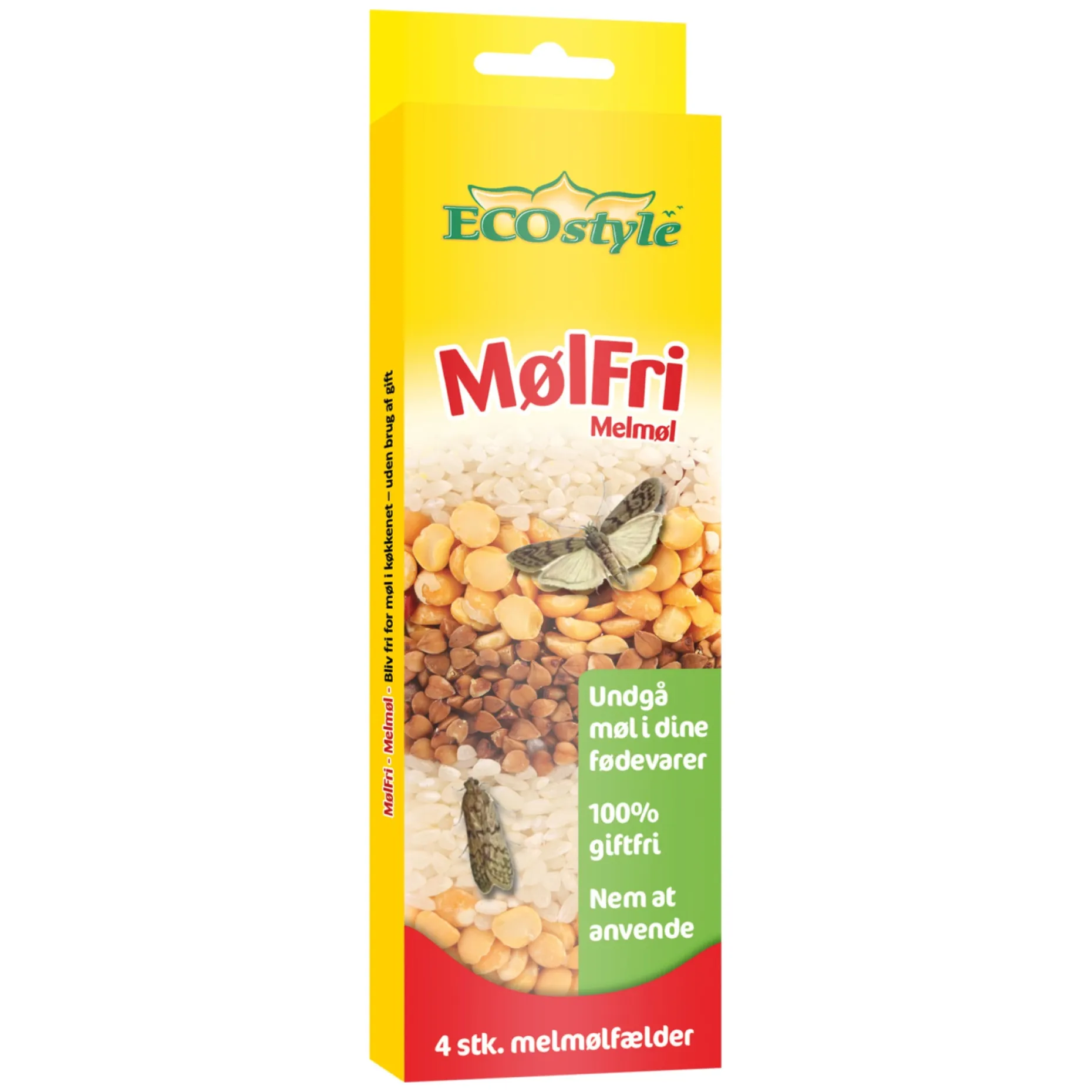 ECOSTYLE MØLFRI 4 STK