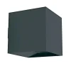 EGLO CALPINO 2 UDENDØRS VÆGLAMPE SORT 2X3,3W
