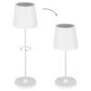EGLO DÆMPBAR GENOPLADELIG BORDLAMPE HVID