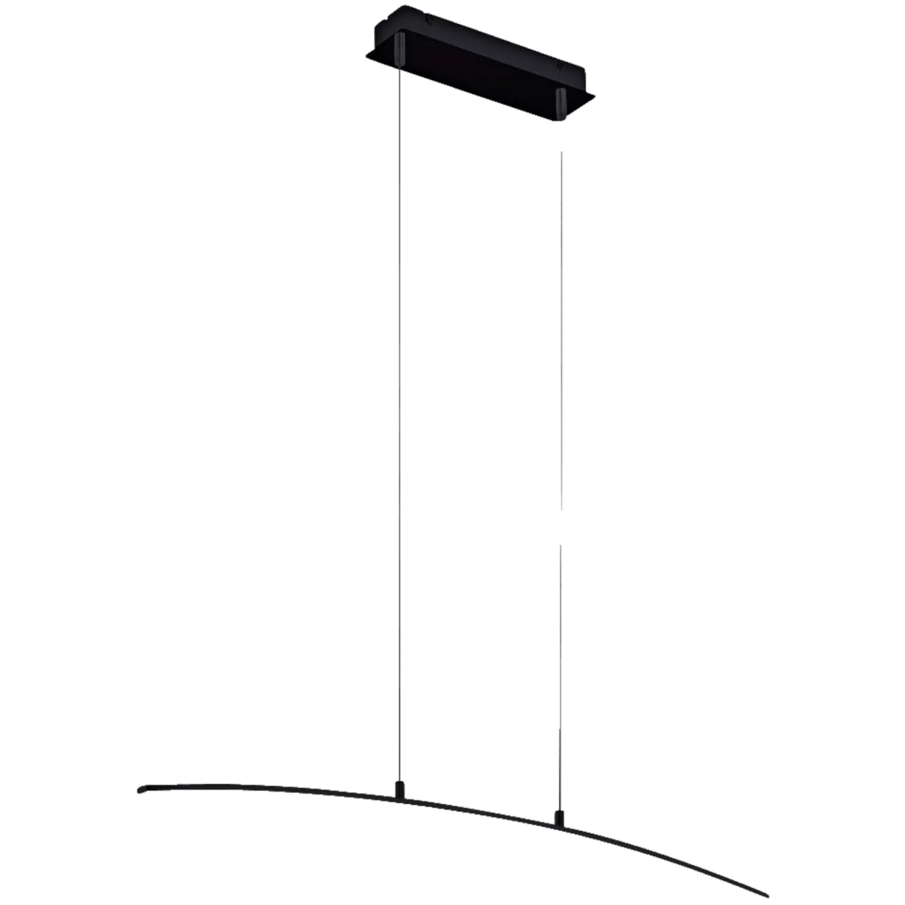 EGLO LASANA PENDEL SORT/ALU 96,5 CM