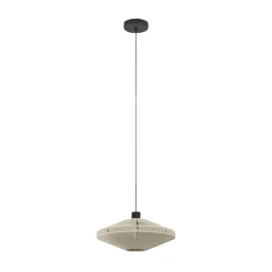 EGLO MIDSUMMER PENDEL SORT/CREME 38 CM