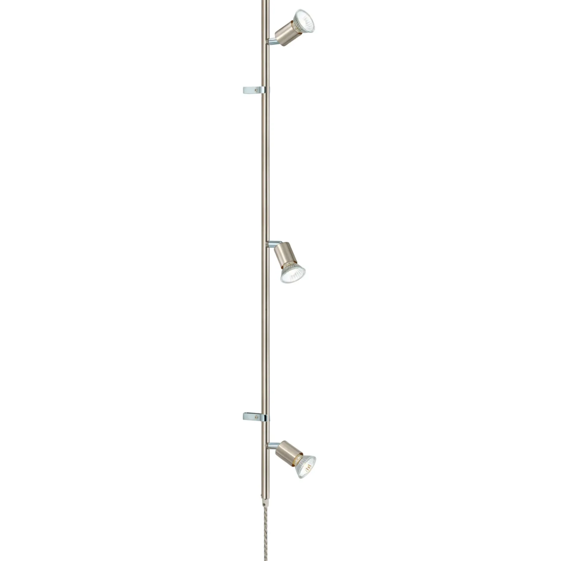 EGLO MINI 3 SKINNESPOT BØRSTET STÅL GU10 3X3W