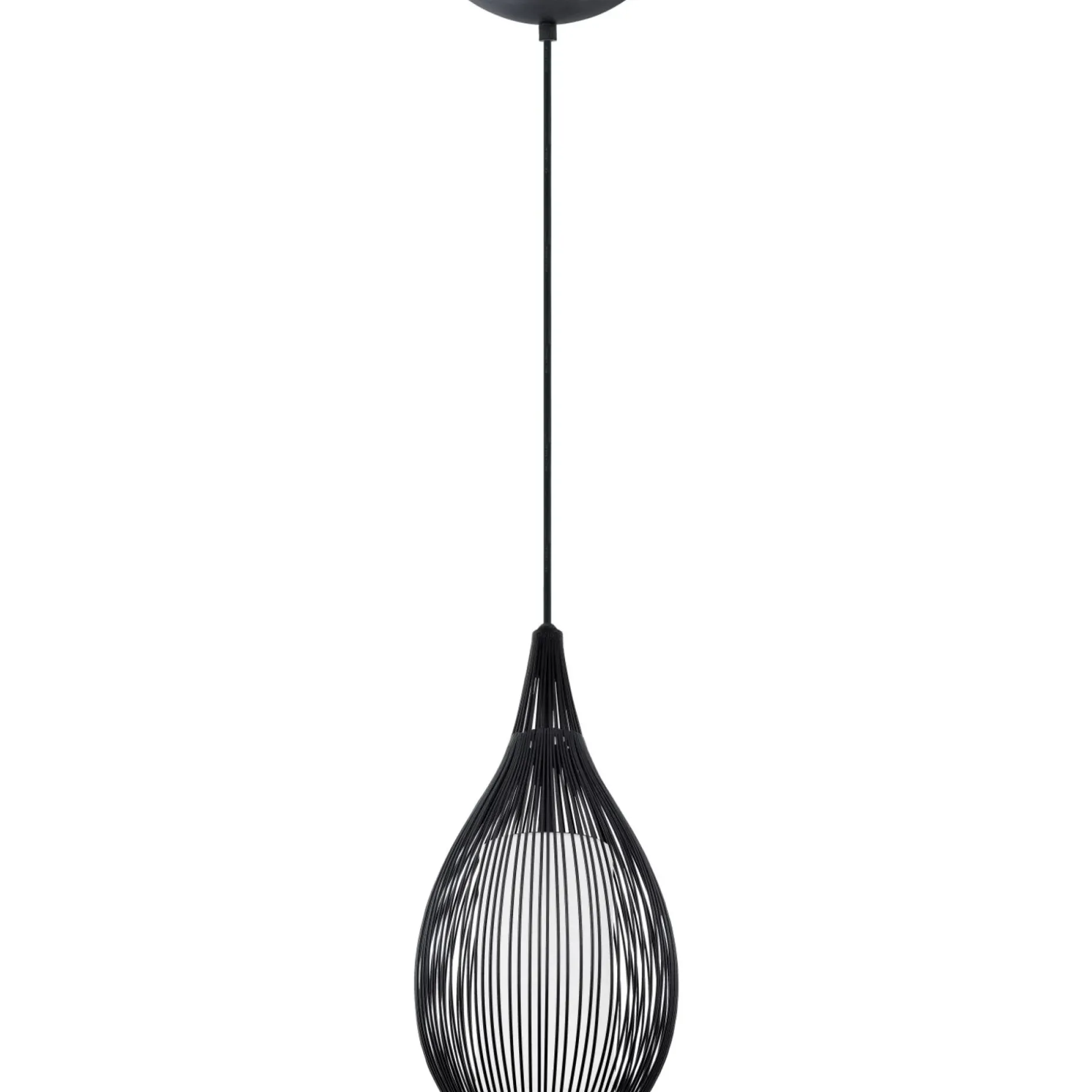 EGLO RAZONI PENDEL SORT/HVID 19 CM