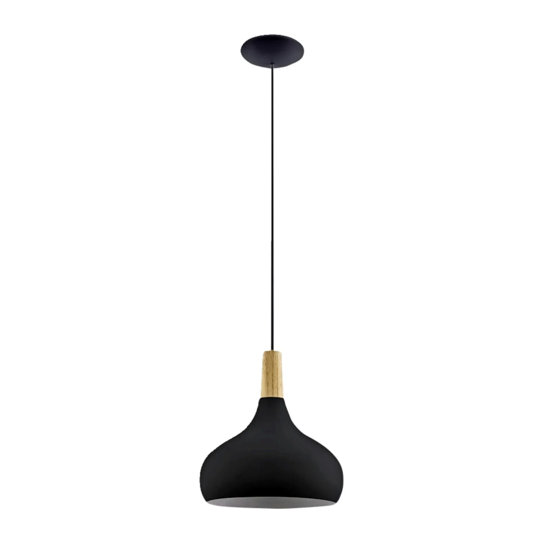 EGLO SABINAR PENDEL SORT/BRUN 28 CM