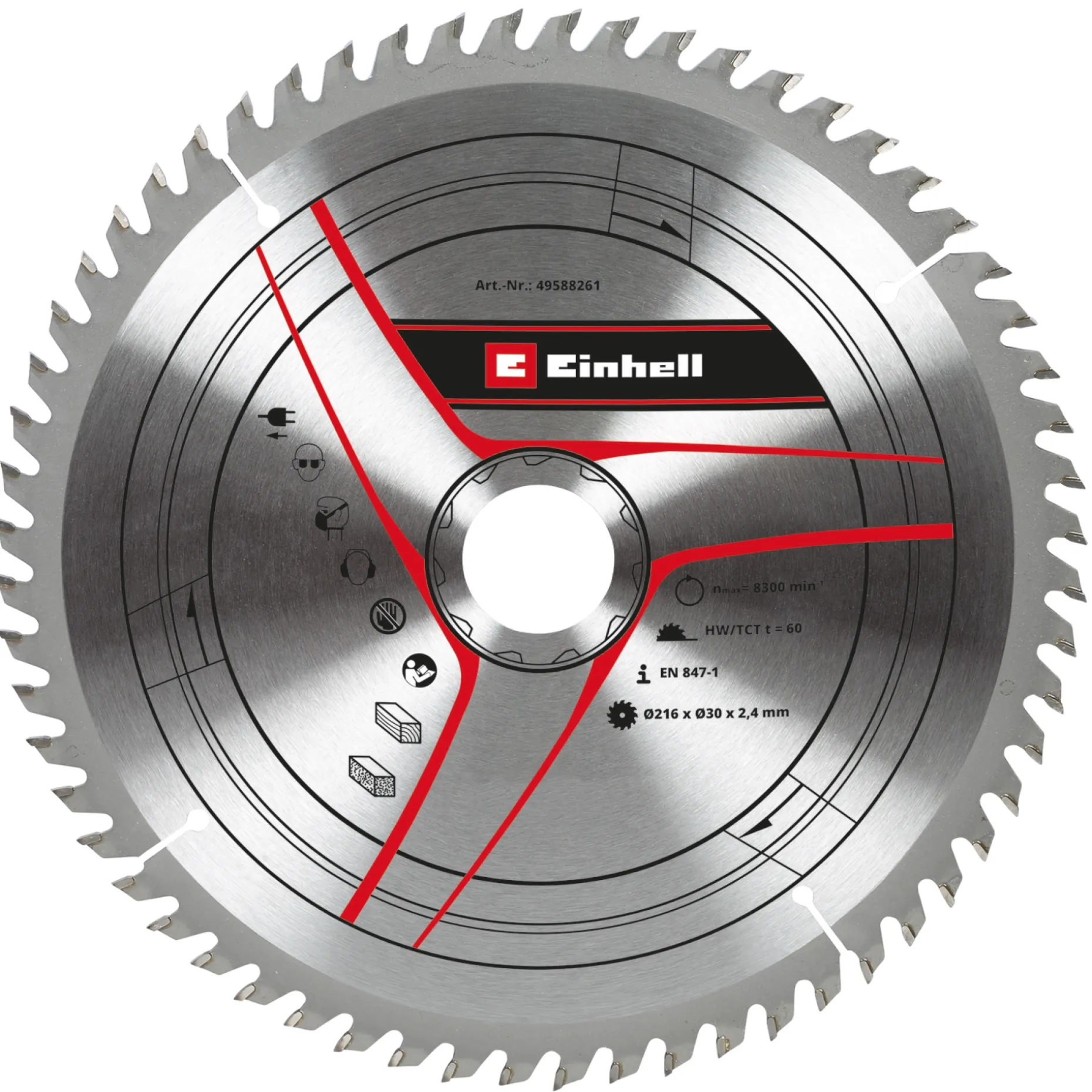 EINHELL RUNDSAVKLINGE Ø216 X 30 MM