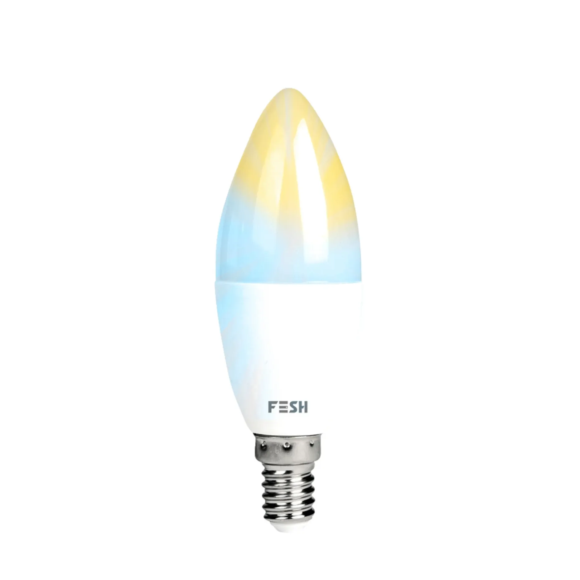 FESH SMART HVID LED PÆRE E14 KERTE 5W