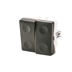 FESH SWITCH CURVELINE DOBB. KORR. - 1,0 MODUL AFBRYDER KOKSGRÅ