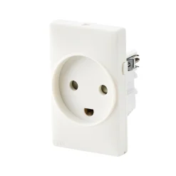 FESH SWITCH CURVELINE STIKKONTAKT HVID 1,5 MODUL M/JORD