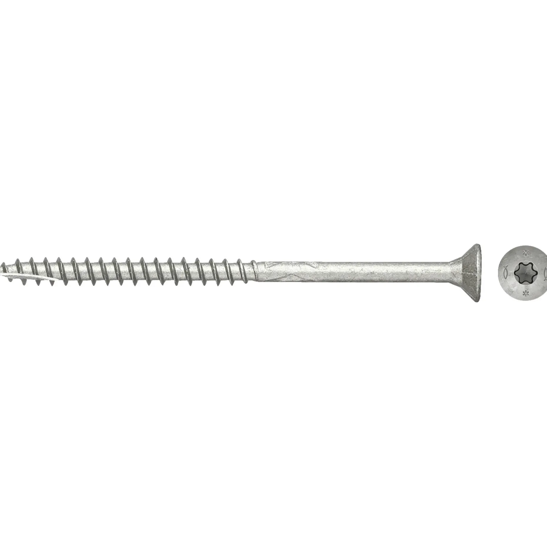 FISCHER BASICFAST CTP SKRUE 5,0X100 MM VARMFORZINKET 200 STK.