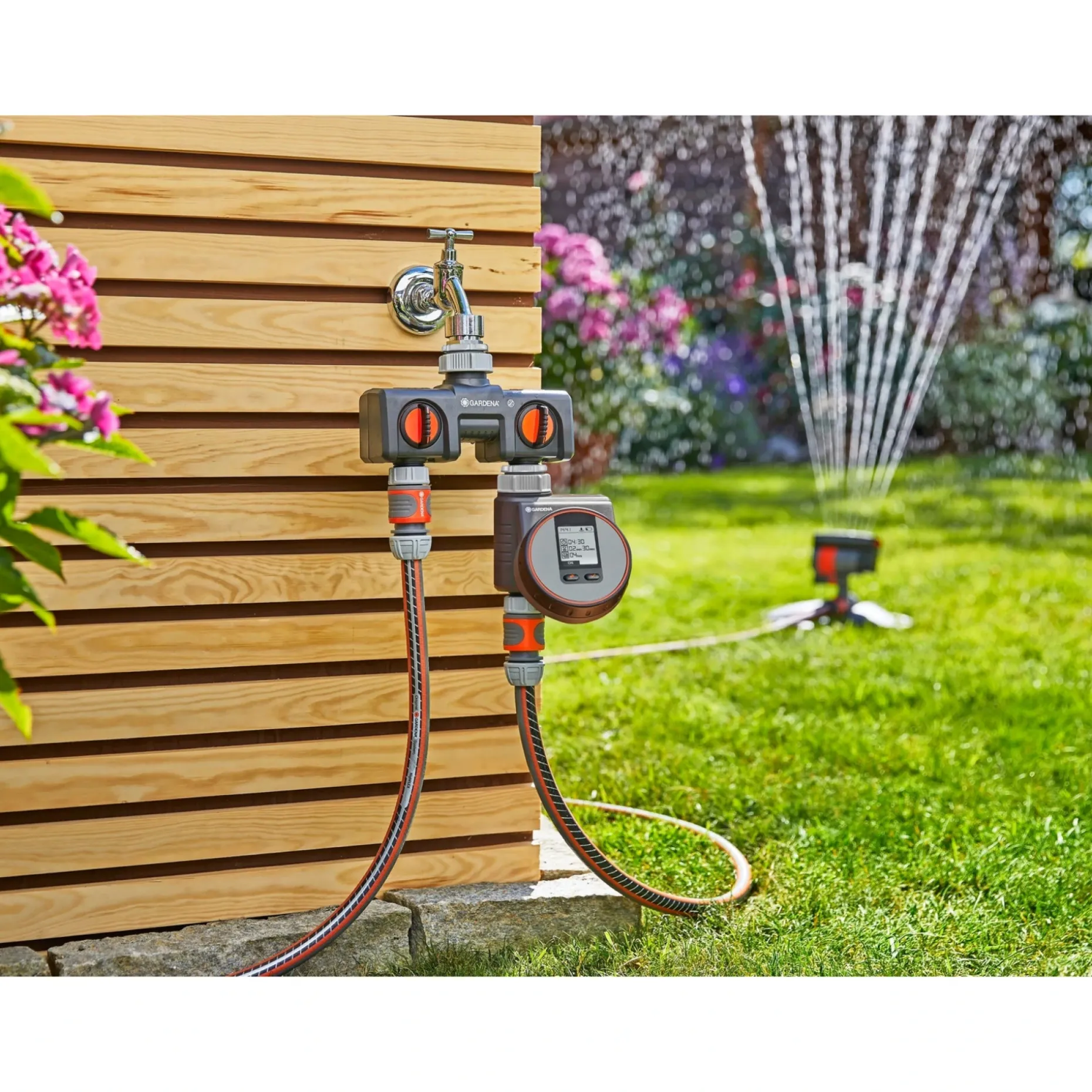 GARDENA PREMIUM 2-VEJS VENTIL ½", 3/4", 1"