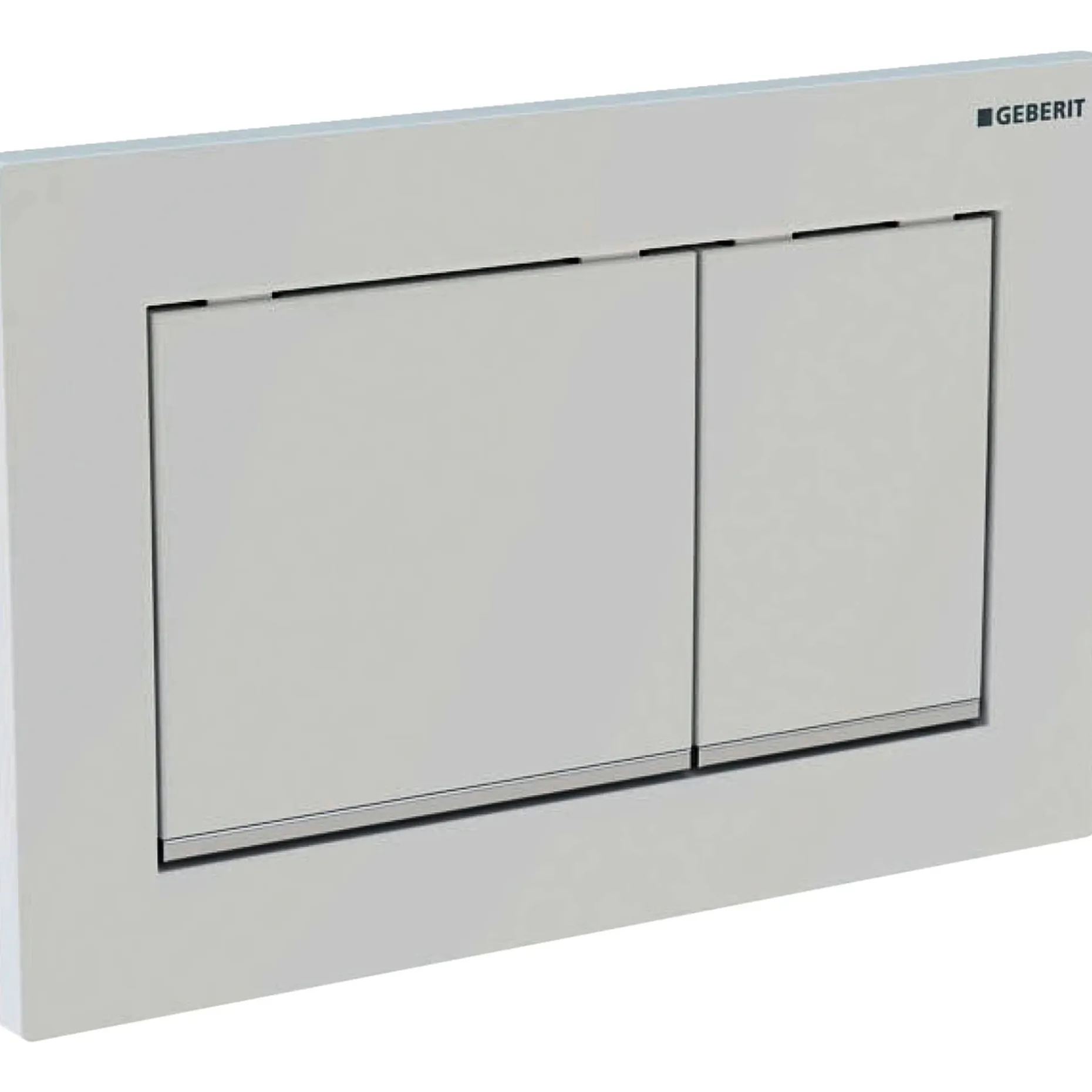 GEBERIT OMEGA30 BETJENINGSPLADE HVID