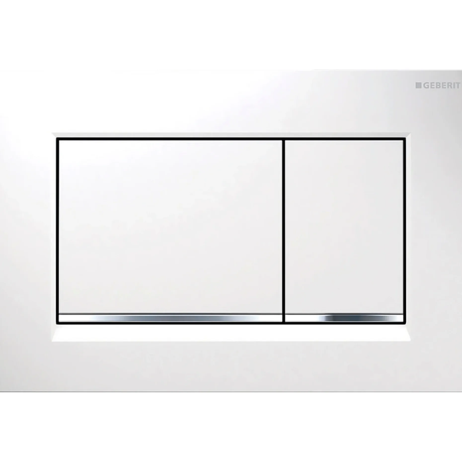GEBERIT SIGMA30 BETJENINGSPLADE HVID