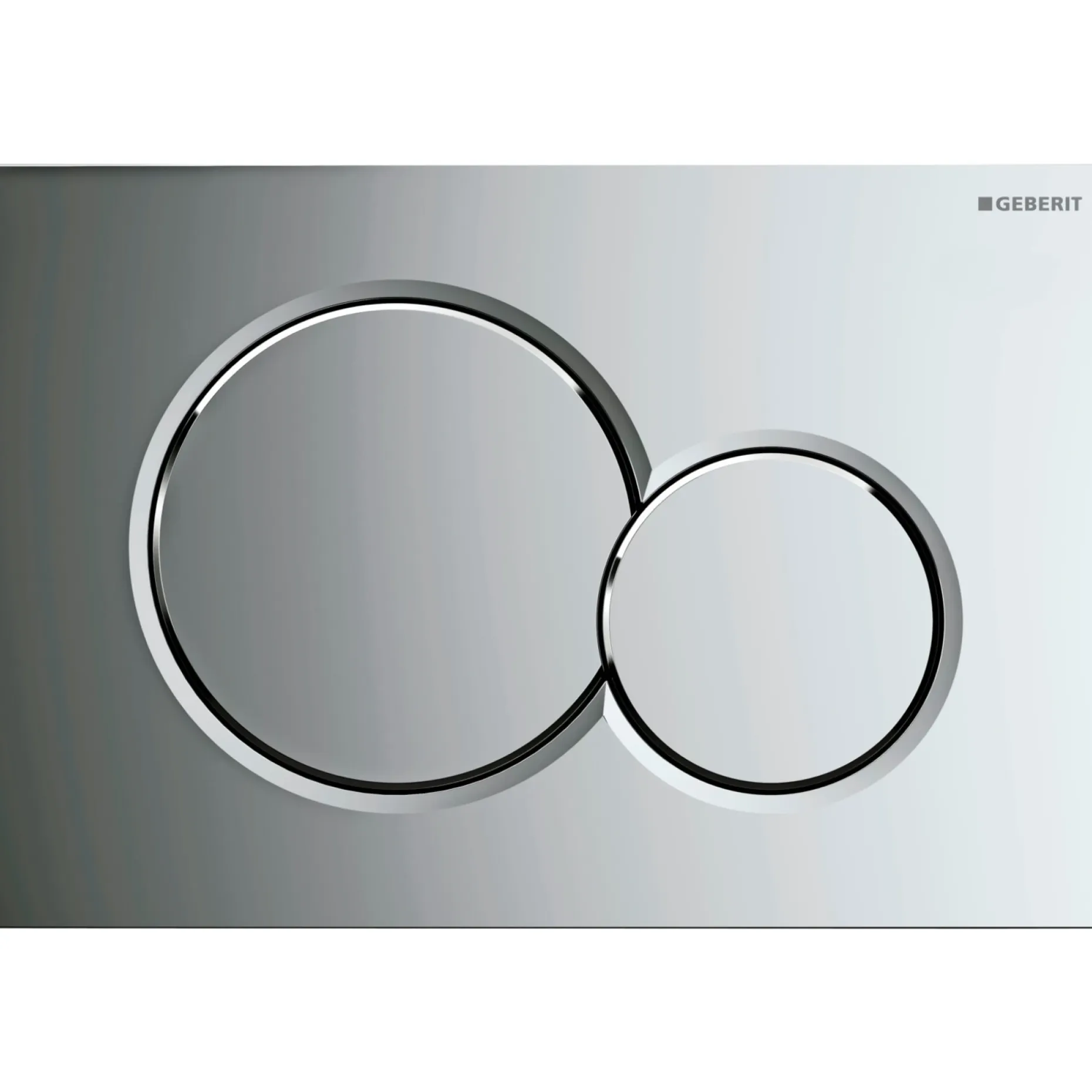 GEBERIT SIGMA01 BETJENINGSPLADE KROM