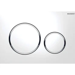 GEBERIT SIGMA20 BETJENINGSPLADE HVID