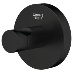 GROHE ESSENTIALS QUICKFIX HÅNDKLÆDEKROG MAT SORT