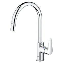 GROHE START EDGE QUICKFIX, C-TUD, M/UDTRÆK KØKKENARMATUR KROM
