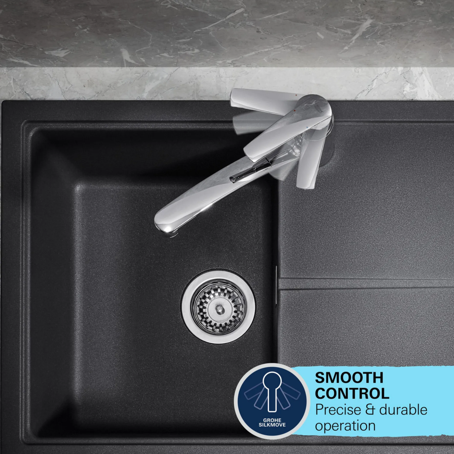GROHE START LAV TUD KØKKENARMATUR KROM