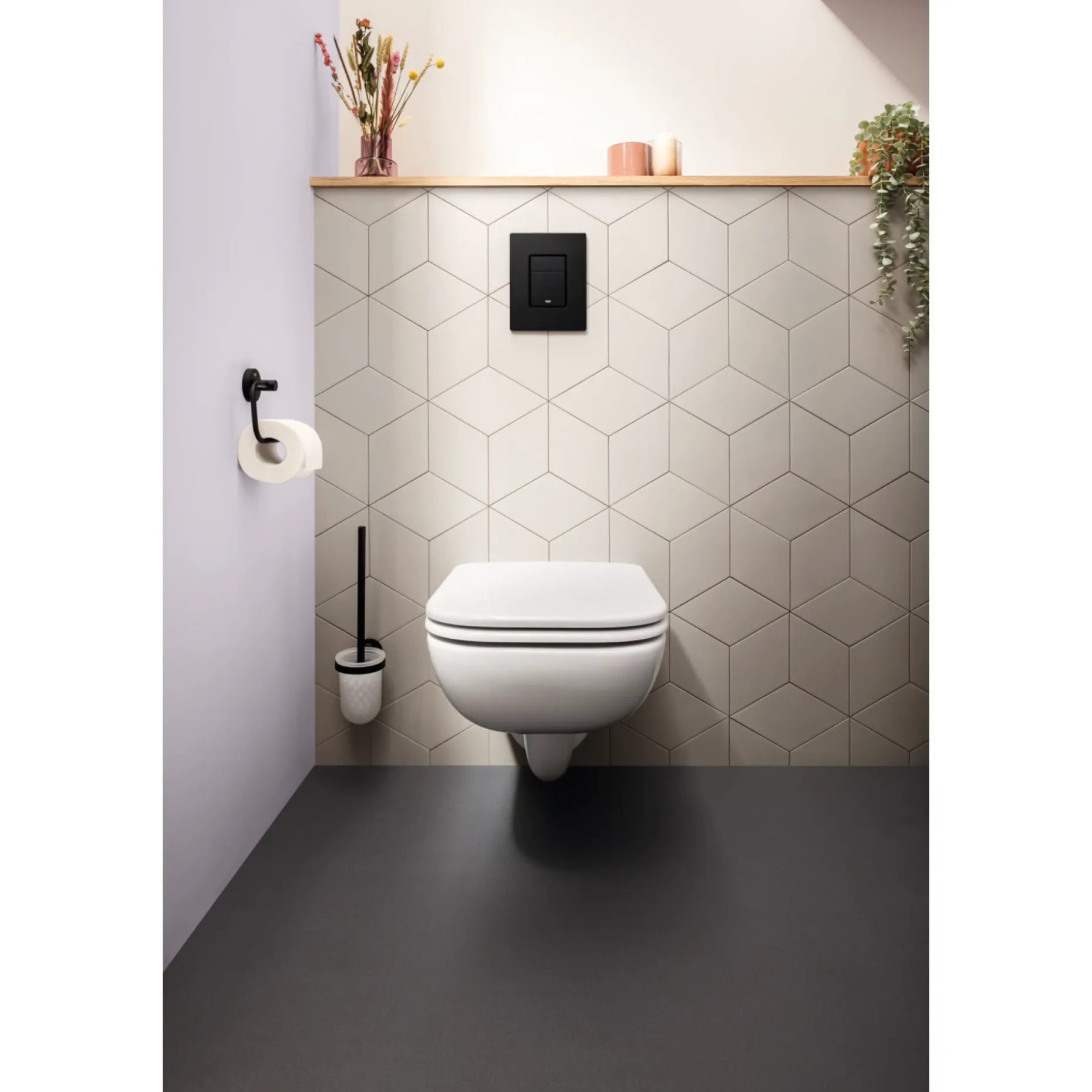 GROHE START QUICKFIX TOILETPAPIRHOLDER MAT SORT
