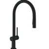 HANSGROHE TALIS M54 210 KØKKENARMATUR MAT SORT