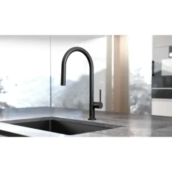 HANSGROHE TALIS M54 210 KØKKENARMATUR MAT SORT