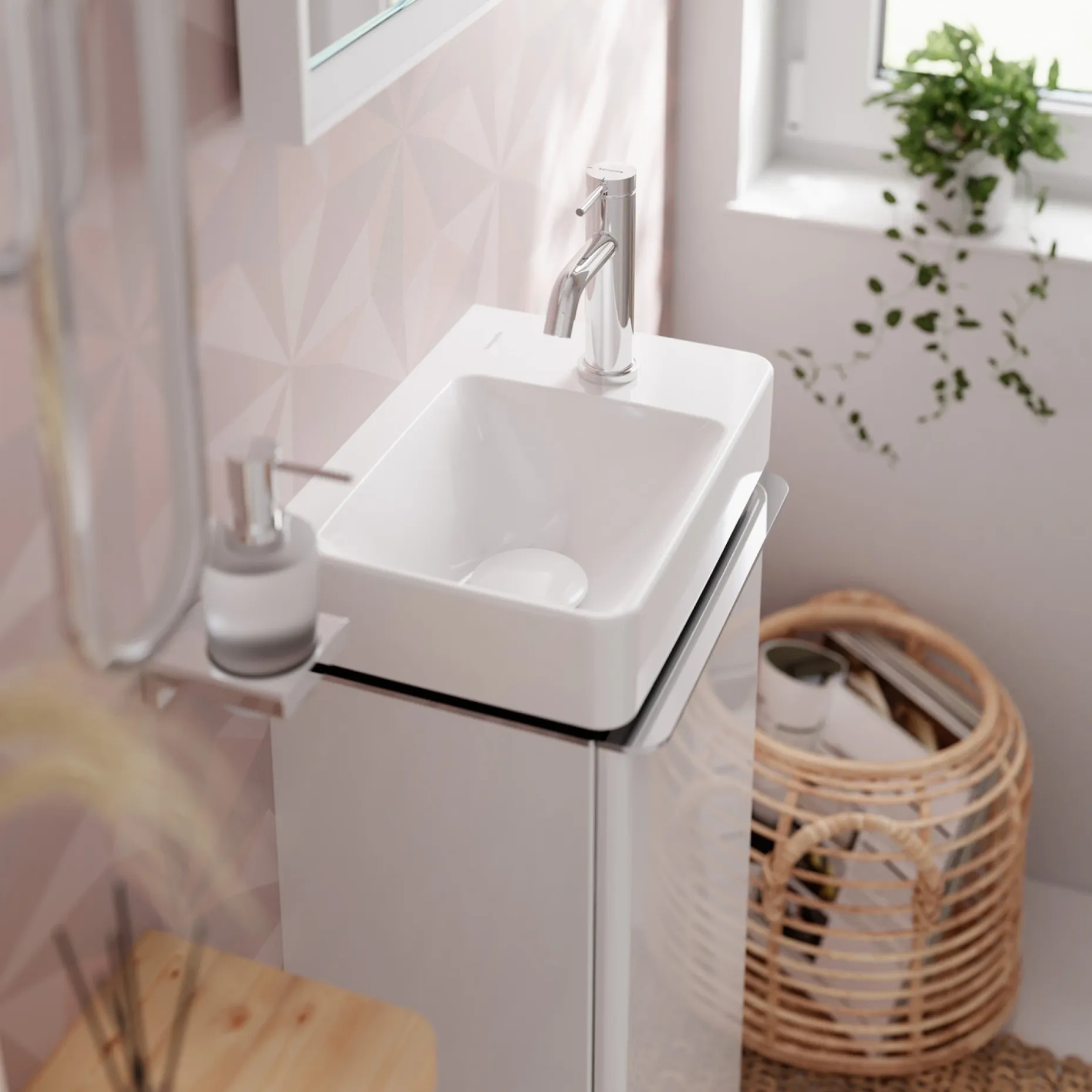 HANSGROHE TECTURIS S80 COOLSTART HÅNDVASKARMATUR 1-GREB KROM