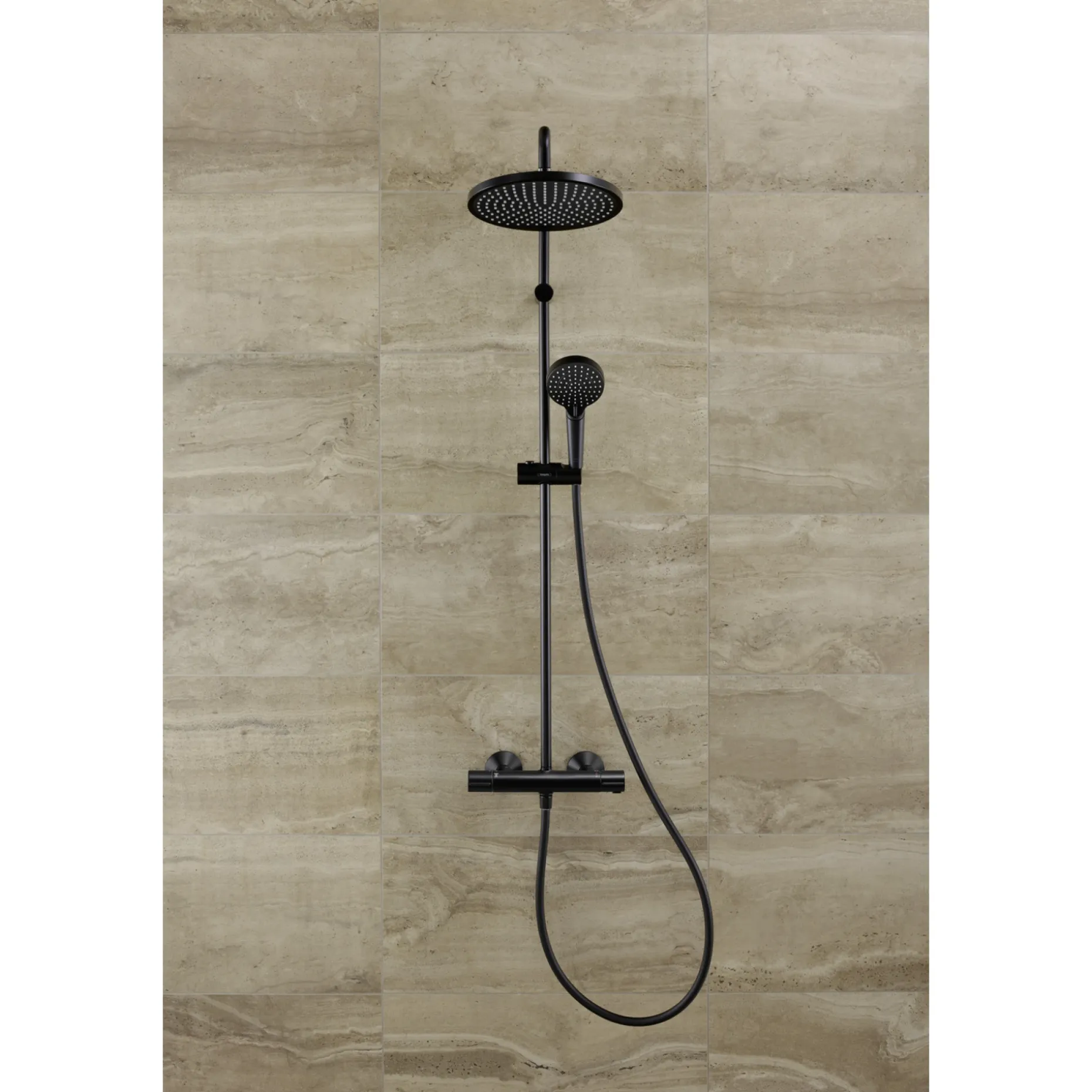 HANSGROHE VERNIS 240 1JET ECOSMART BRUSESYSTEM MAT SORT