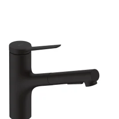 HANSGROHE ZESIS M33 150, 2-JET KØKKENARMATUR MAT SORT