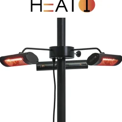 HEAT1 212-350 TERRASSEVARMER SORT 670 W X 3