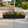 HORTUS AGRO 208-402 ALTANKASSE PLAST ANTRACITGRÅ L100 CM