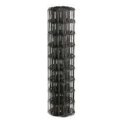 HORTUS PVC FRI TRÅDHEGN SORT PLASTBELAGT 0.60 X 20 M