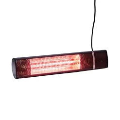 HORTUS TERRASSEVARMER SORT 500/1000/1500 W