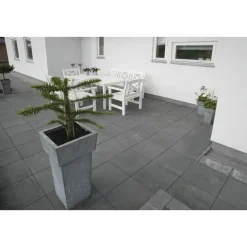 IBF MODUL 40 HAVEFLISE 6 X 40 X 40 CM SORT/ANTRACIT