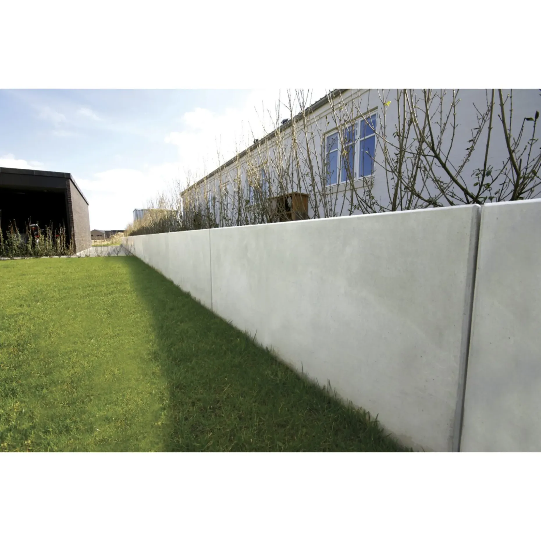 IBF PARKLINE HJ. ELEMENT UDV. STØTTEMUR 120 X 80 CM GRÅ