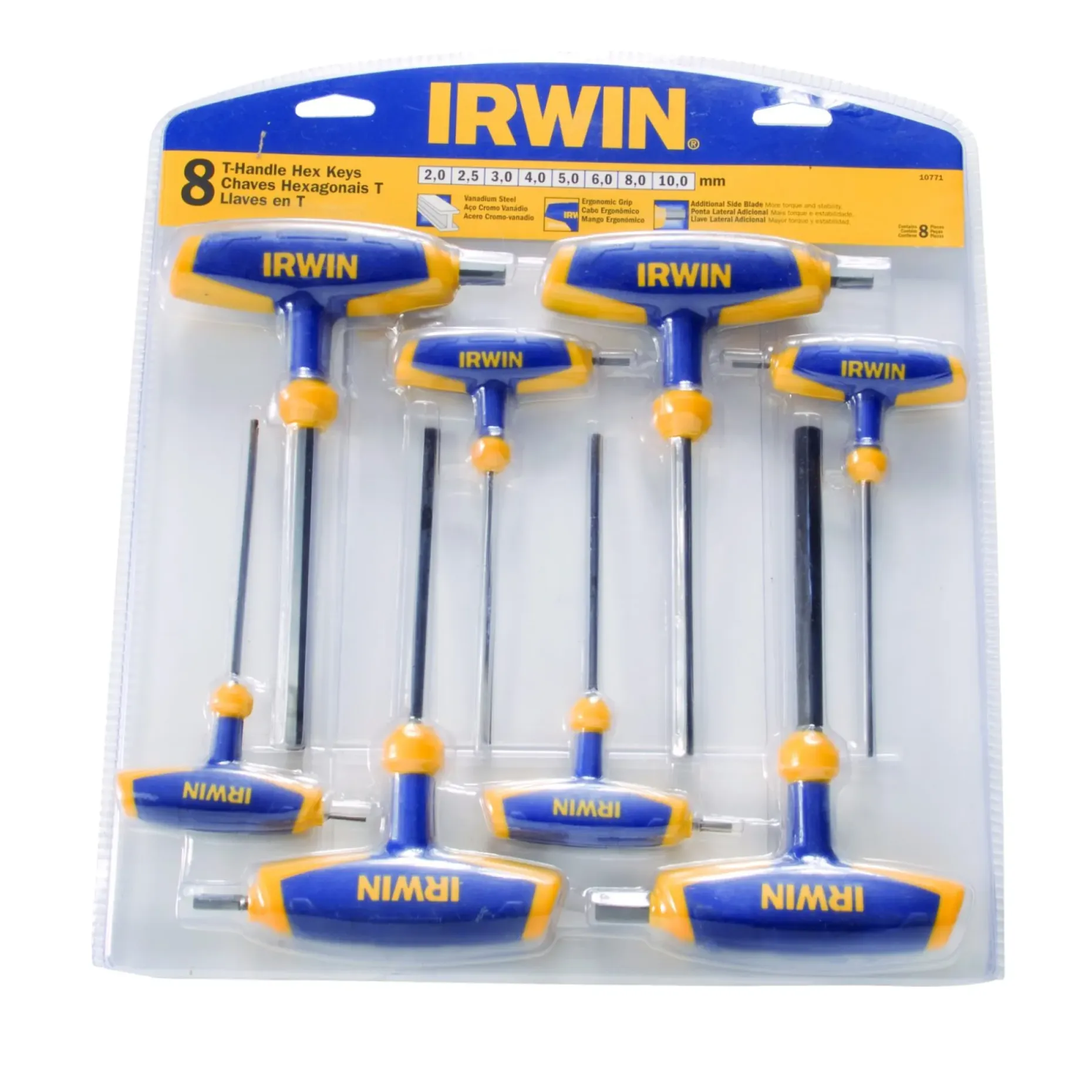 IRWIN STIFTNØGLESÆT 2-10 MM 8 DELE