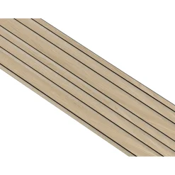 I-WOOD AKUSTIKPANEL EG HVID OLIE 17 X 300 X 2400 MM
