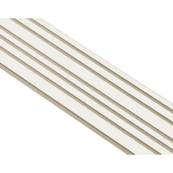 I-WOOD AKUSTIKPANEL EG HVIDMALET 16 X 300 X 2400 MM