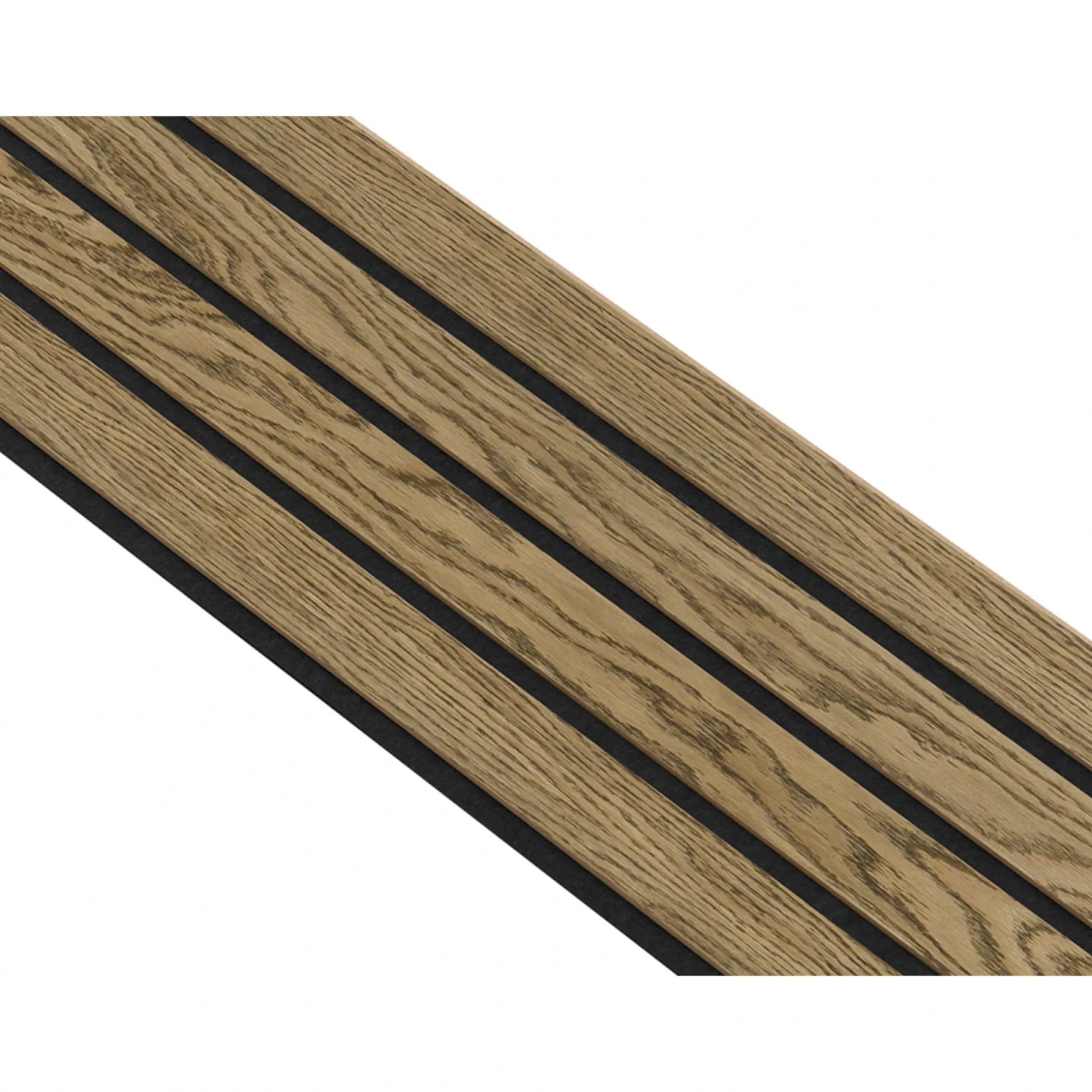 I-WOOD AKUSTIKPANEL EG MØRKEBRUN OLIE 16 X 300 X 2400 MM