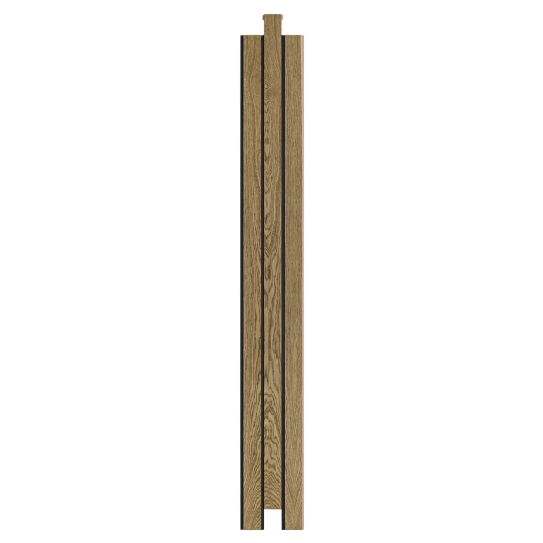 I-WOOD AKUSTIKPANEL EG MØRKEBRUN OLIE 16 X 300 X 2400 MM