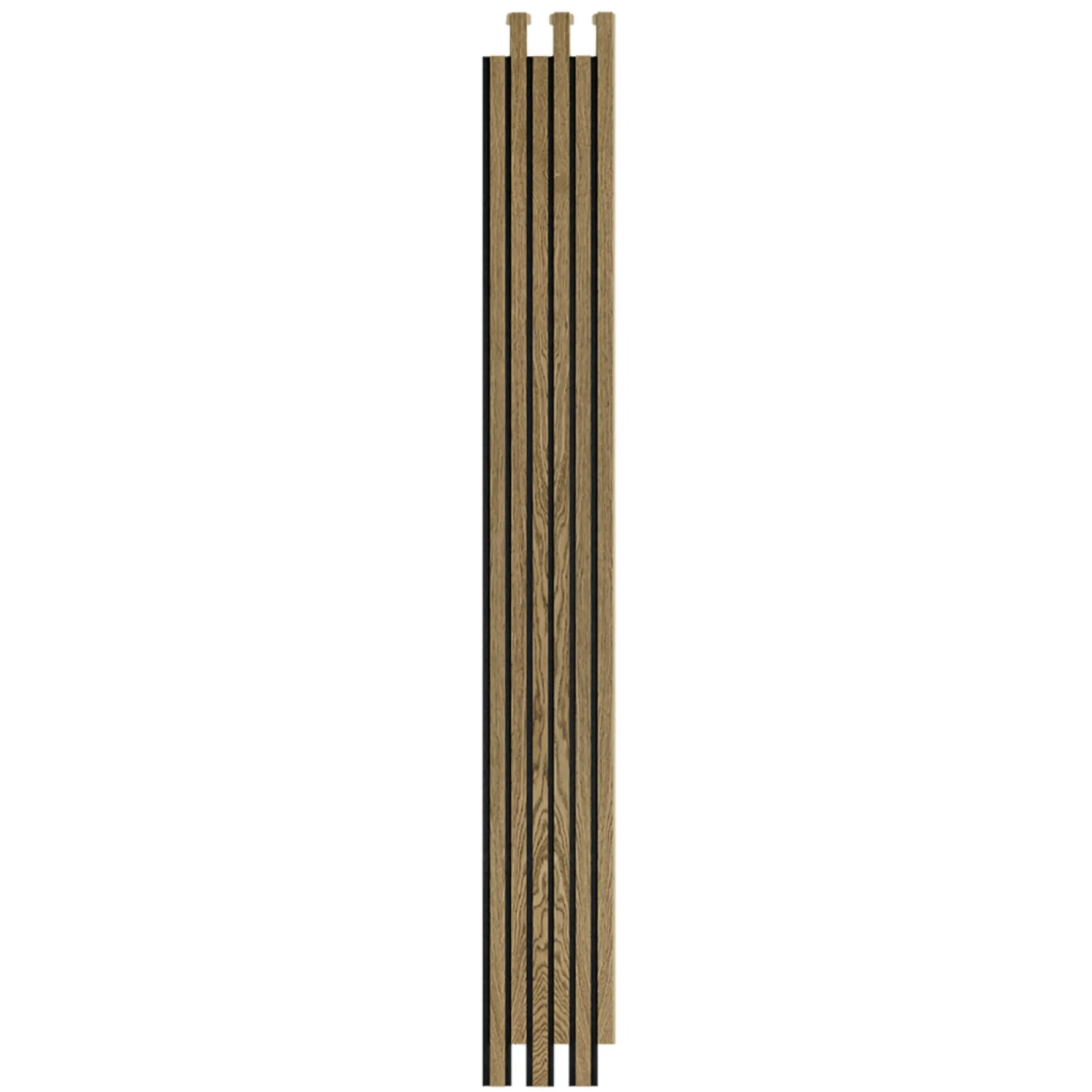 I-WOOD AKUSTIKPANEL EG MØRKEBRUN OLIE 16 X 300 X 2400 MM