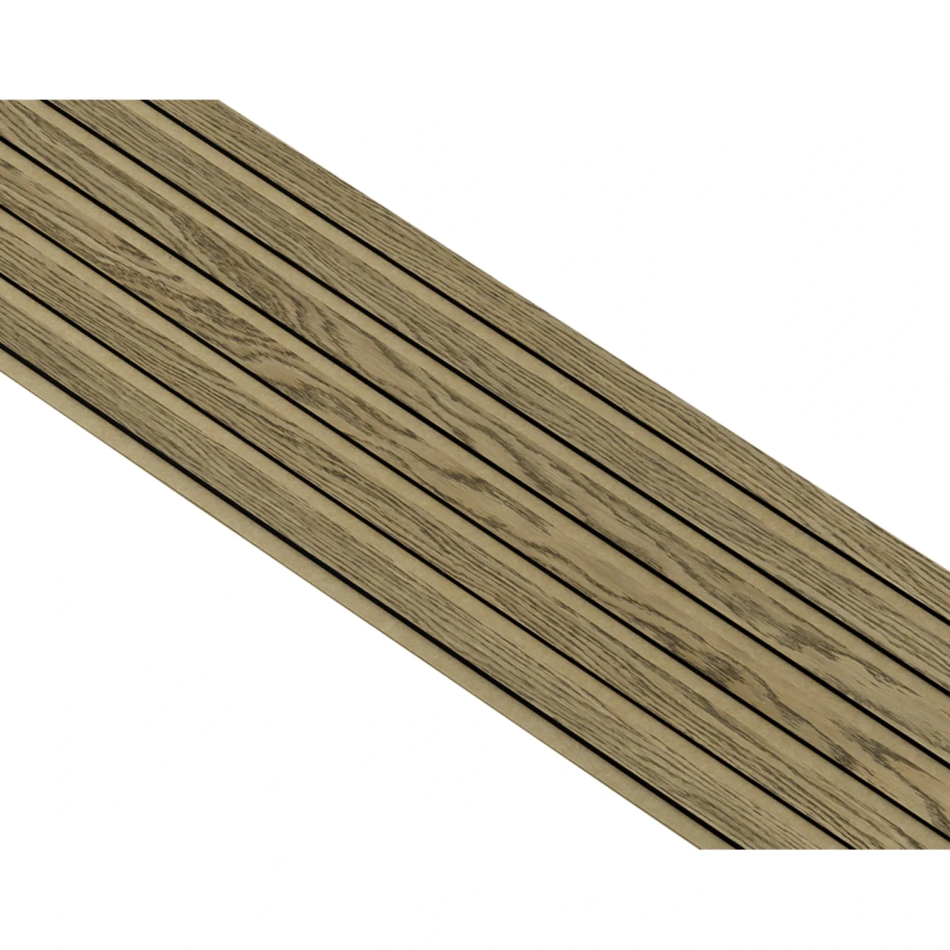 I-WOOD AKUSTIKPANEL EG MØRKEBRUN OLIE 17 X 300 X 2400 MM