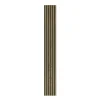 I-WOOD AKUSTIKPANEL EG MØRKEBRUN OLIE 16 X 300 X 2400 MM