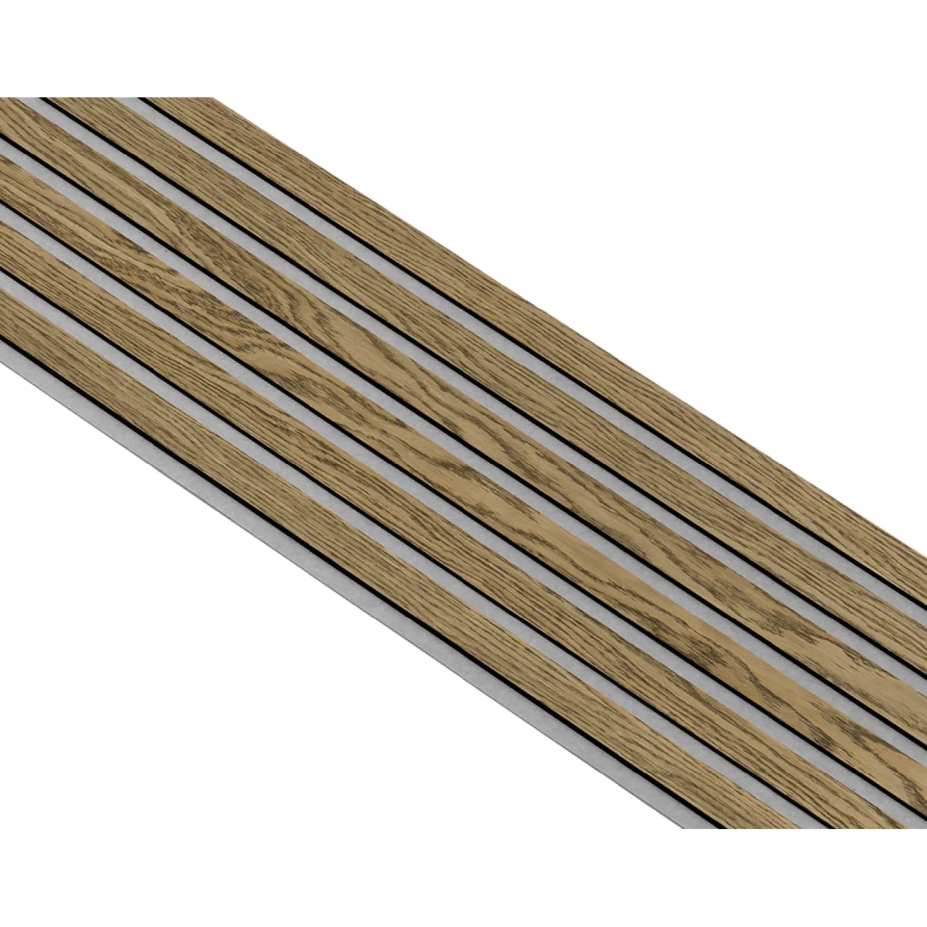 I-WOOD AKUSTIKPANEL EG MØRKEBRUN OLIE 17 X 300 X 2400 MM