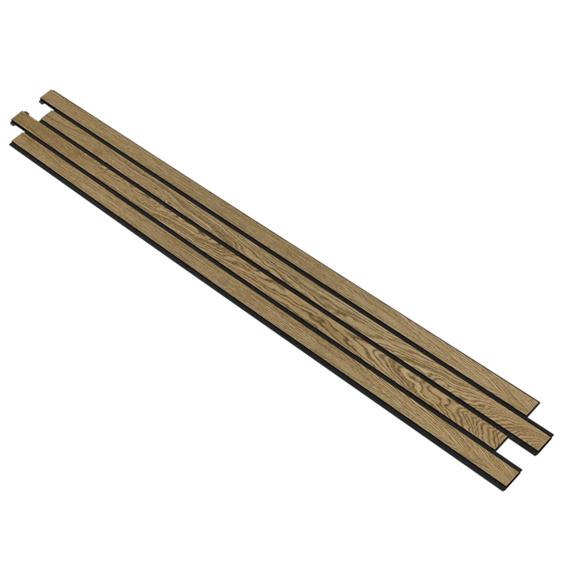 I-WOOD AKUSTIKPANEL EG MØRKEBRUN OLIE 17 X 300 X 2400 MM