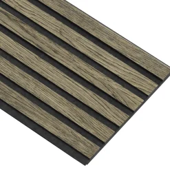 I-WOOD AKUSTIKPANEL EG SORT OLIE 17 X 300 X 2400 MM