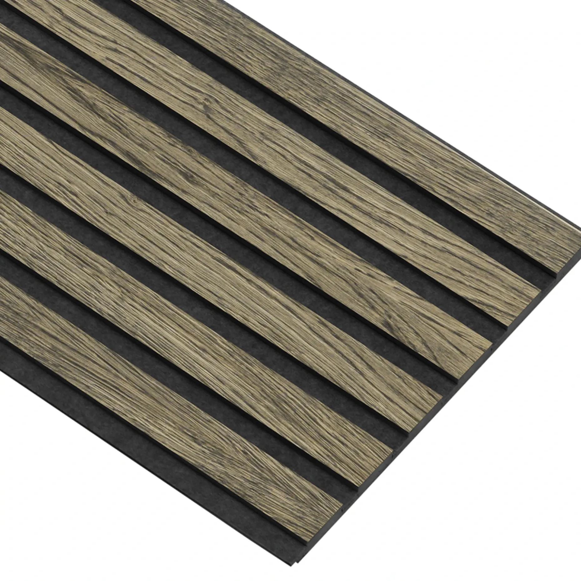 I-WOOD AKUSTIKPANEL EG SORT OLIE 17 X 300 X 2400 MM