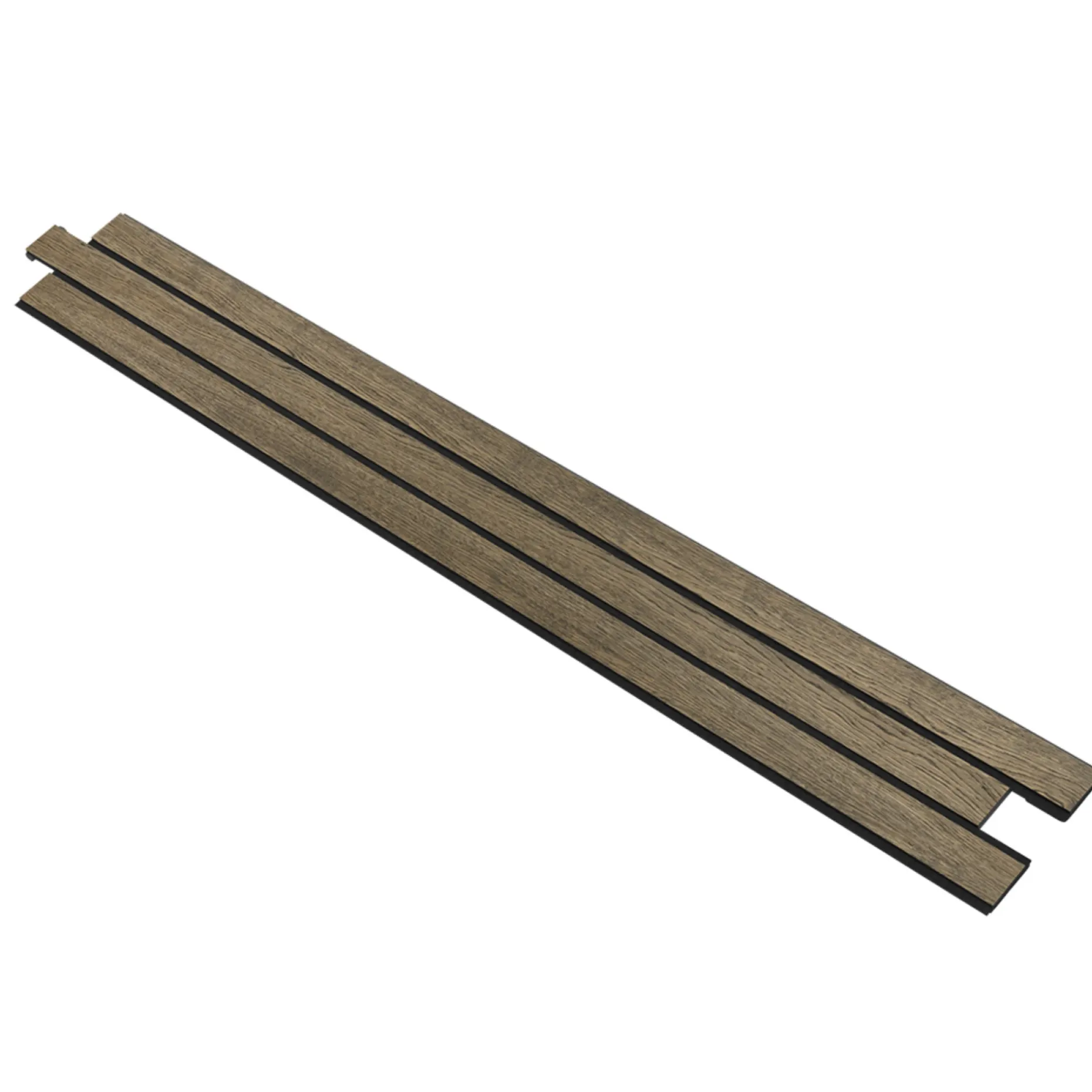 I-WOOD AKUSTIKPANEL EG SORT OLIE 17 X 300 X 2400 MM