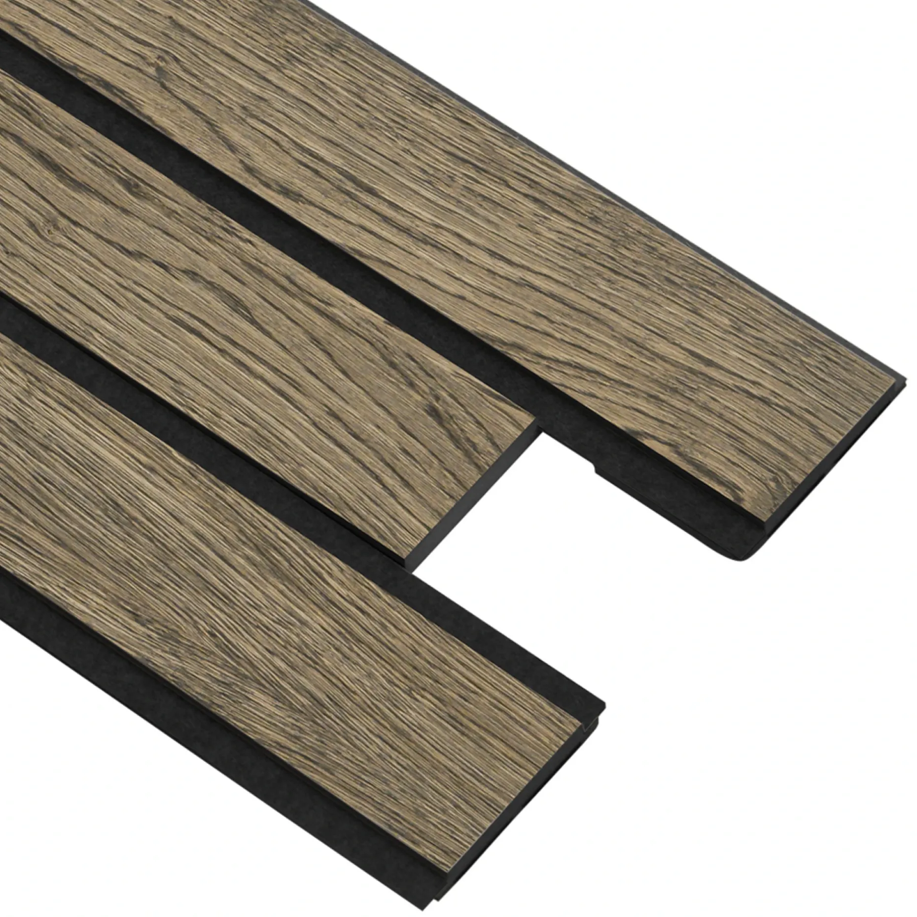 I-WOOD AKUSTIKPANEL EG SORT OLIE 17 X 300 X 2400 MM