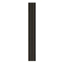 I-WOOD AKUSTIKPANEL EG SORTMALET 17 X 300 X 2400 MM