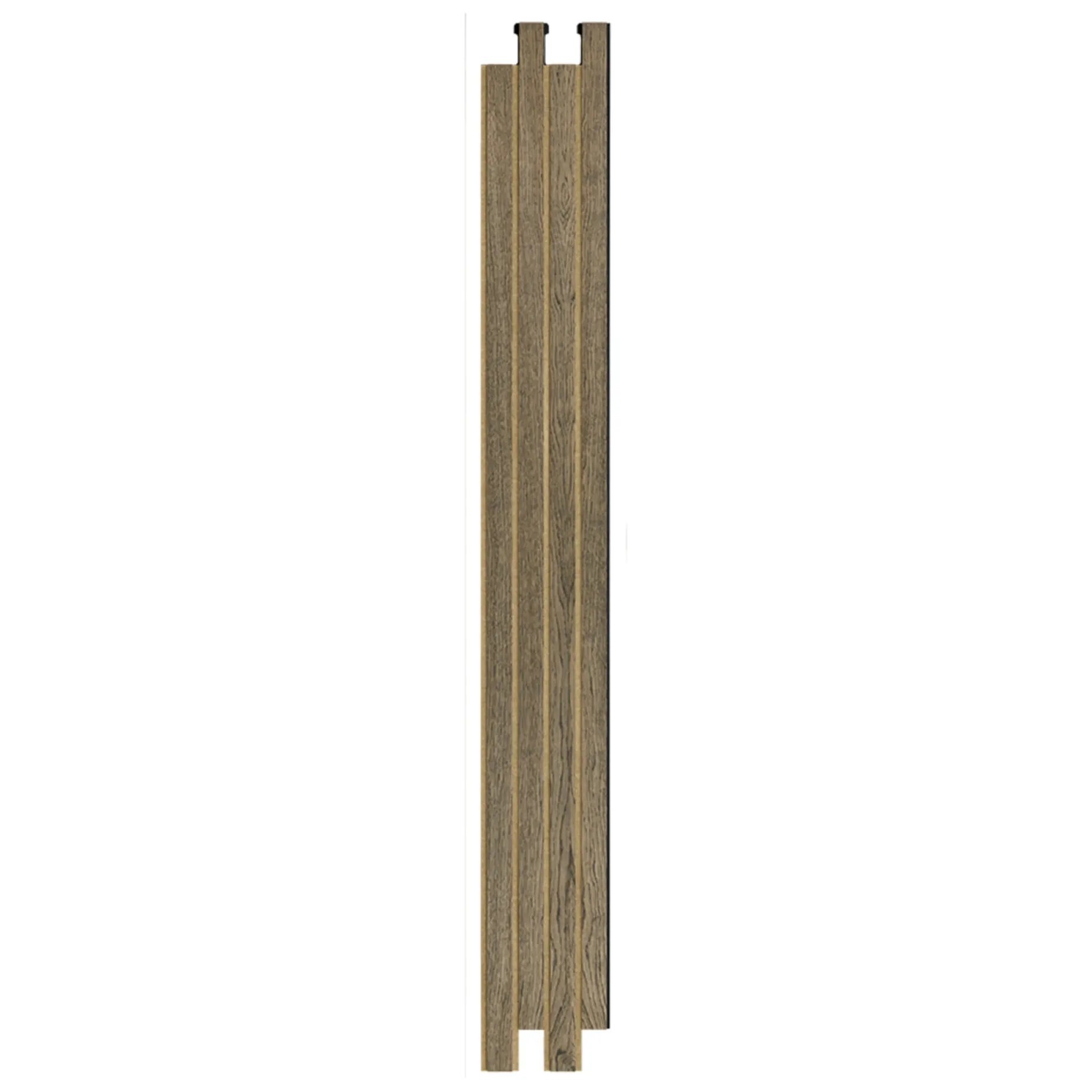 I-WOOD AKUSTIKPANEL EG SORT OLIE 17 X 300 X 2400 MM