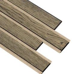 I-WOOD AKUSTIKPANEL EG SORT OLIE 17 X 300 X 2400 MM